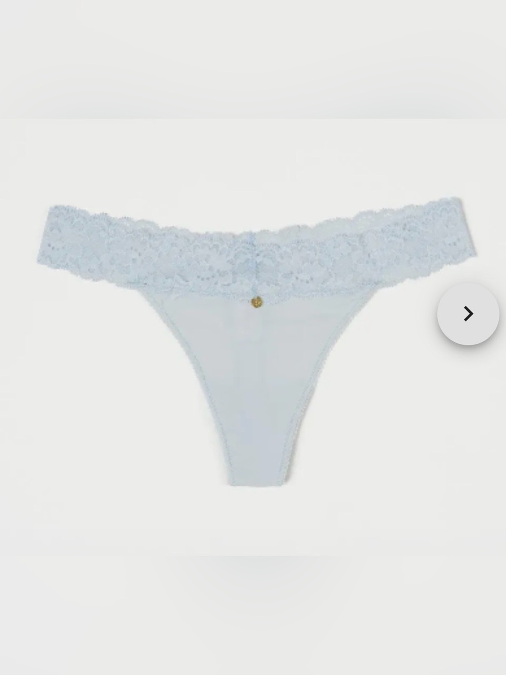 Zyia Kiki Lace Thong Panty - Heaven - Size XL